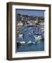 Summer Sunshine on Boats in the Old Harbour, St. Ives, Cornwall, England, United Kingdom, Europe-Peter Barritt-Framed Photographic Print