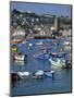 Summer Sunshine on Boats in the Old Harbour, St. Ives, Cornwall, England, United Kingdom, Europe-Peter Barritt-Mounted Photographic Print