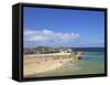 Summer Sunshine on the Old Harbour, St. Ives, Cornwall, England, United Kingdom, Europe-Peter Barritt-Framed Stretched Canvas