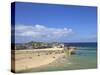 Summer Sunshine on the Old Harbour, St. Ives, Cornwall, England, United Kingdom, Europe-Peter Barritt-Stretched Canvas