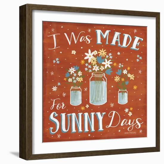 Summer Sunshine VII-Laura Marshall-Framed Art Print