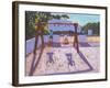 Summer Swing, Folegandros, Greek Islands-Andrew Macara-Framed Giclee Print