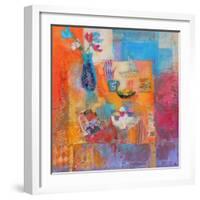 Summer Table-Sylvia Paul-Framed Giclee Print