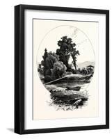 Summer. the Clouds are Silver-null-Framed Giclee Print