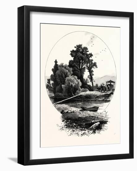 Summer. the Clouds are Silver-null-Framed Giclee Print