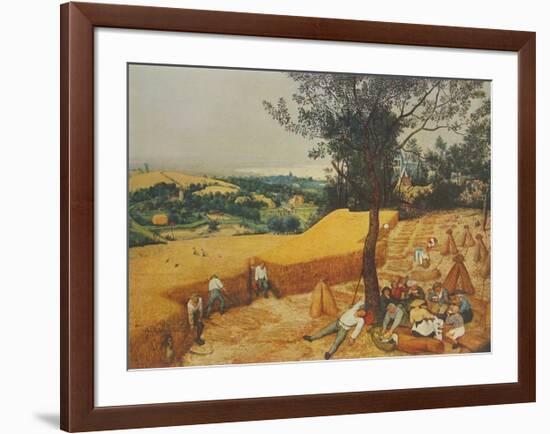 Summer, The Harvesters-Pieter Bruegel the Elder-Framed Collectable Print