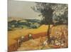 Summer, The Harvesters-Pieter Bruegel the Elder-Mounted Collectable Print