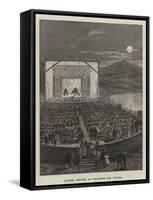 Summer Theatre at Phalerum Bay, Naples-null-Framed Stretched Canvas