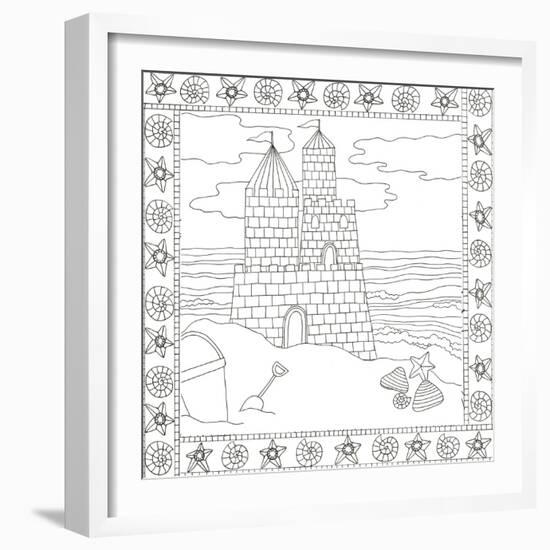 Summer Time Castle-Pam Varacek-Framed Art Print