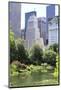 Summer Time in Central Park and Manhattan Skyline, New York City-Zigi-Mounted Photographic Print