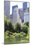 Summer Time in Central Park and Manhattan Skyline, New York City-Zigi-Mounted Photographic Print