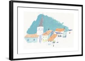 Summer Town-Charlotte Ager-Framed Giclee Print