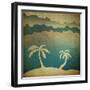 Summer Travel Concept Background-pashabo-Framed Art Print