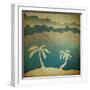 Summer Travel Concept Background-pashabo-Framed Art Print