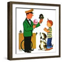 Summer Treat - Jack and Jill, July 1962-Helen Wright-Framed Giclee Print