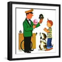 Summer Treat - Jack and Jill, July 1962-Helen Wright-Framed Giclee Print