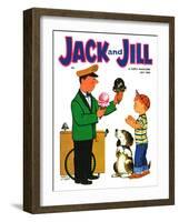 Summer Treat - Jack and Jill, July 1962-Helen Wright-Framed Giclee Print