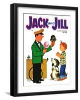 Summer Treat - Jack and Jill, July 1962-Helen Wright-Framed Giclee Print