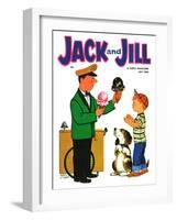 Summer Treat - Jack and Jill, July 1962-Helen Wright-Framed Giclee Print