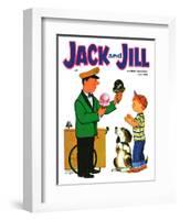 Summer Treat - Jack and Jill, July 1962-Helen Wright-Framed Giclee Print