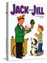 Summer Treat - Jack and Jill, July 1962-Helen Wright-Stretched Canvas