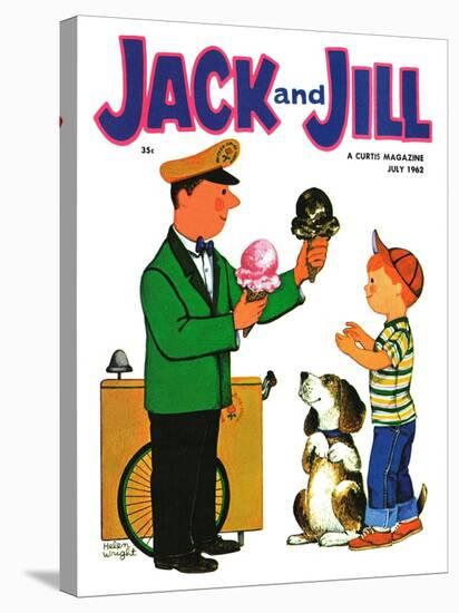 Summer Treat - Jack and Jill, July 1962-Helen Wright-Stretched Canvas