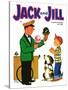 Summer Treat - Jack and Jill, July 1962-Helen Wright-Stretched Canvas