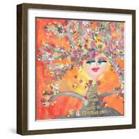 Summer Tree-Cherie Burbach-Framed Art Print