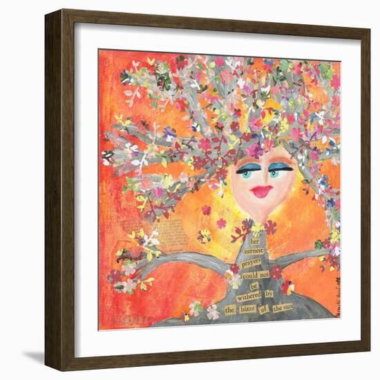 Summer Tree-Cherie Burbach-Framed Art Print