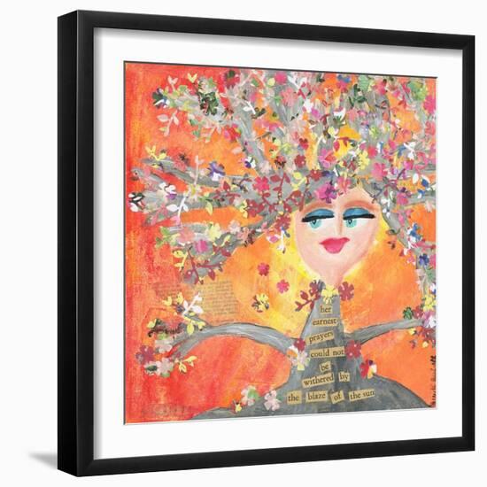 Summer Tree-Cherie Burbach-Framed Art Print