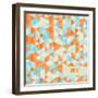 Summer Triangle Mosaic Vector Background | Eps10 Design-HunThomas-Framed Art Print
