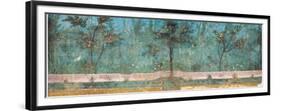 Summer Triclinium: Garden Paintings, 20 A.D. Ancient Roman painting. Palazzo Massimo, Rome-null-Framed Premium Giclee Print