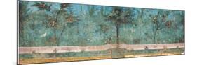 Summer Triclinium: Garden Paintings, 20 A.D. Ancient Roman painting. Palazzo Massimo, Rome-null-Mounted Premium Giclee Print