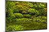 Summer, Upper Pond, Strolling Garden, Portland, Oregon, USA-Michel Hersen-Mounted Photographic Print