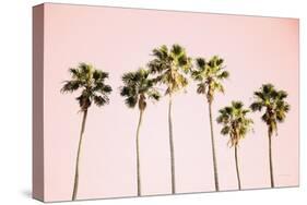 Summer V Pink-Laura Marshall-Stretched Canvas