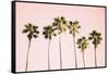 Summer V Pink-Laura Marshall-Framed Stretched Canvas