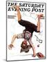 "Summer Vacation, 1923" Saturday Evening Post Cover, June 23,1923-Norman Rockwell-Mounted Giclee Print