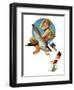 "Summer Vacation, 1934", June 30,1934-Norman Rockwell-Framed Giclee Print