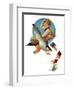 "Summer Vacation, 1934", June 30,1934-Norman Rockwell-Framed Giclee Print