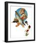 "Summer Vacation, 1934", June 30,1934-Norman Rockwell-Framed Giclee Print