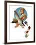 "Summer Vacation, 1934", June 30,1934-Norman Rockwell-Framed Giclee Print