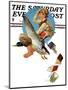 "Summer Vacation, 1934" Saturday Evening Post Cover, June 30,1934-Norman Rockwell-Mounted Giclee Print