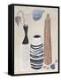 Summer Vase I-Maya Woods-Framed Stretched Canvas