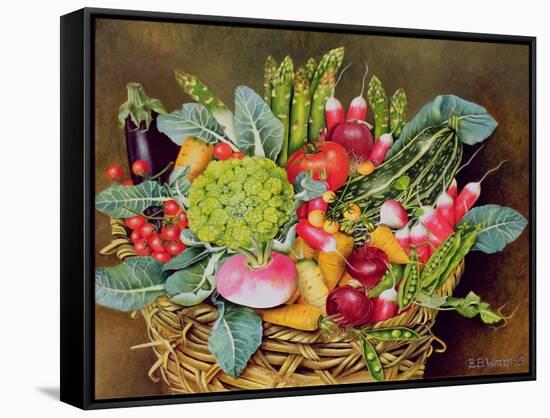 Summer Vegetables, 1995-E.B. Watts-Framed Stretched Canvas