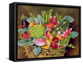 Summer Vegetables, 1995-E.B. Watts-Framed Stretched Canvas