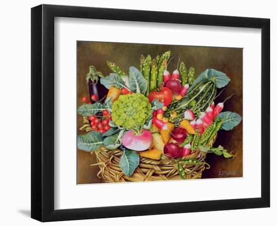 Summer Vegetables, 1995-E.B. Watts-Framed Giclee Print