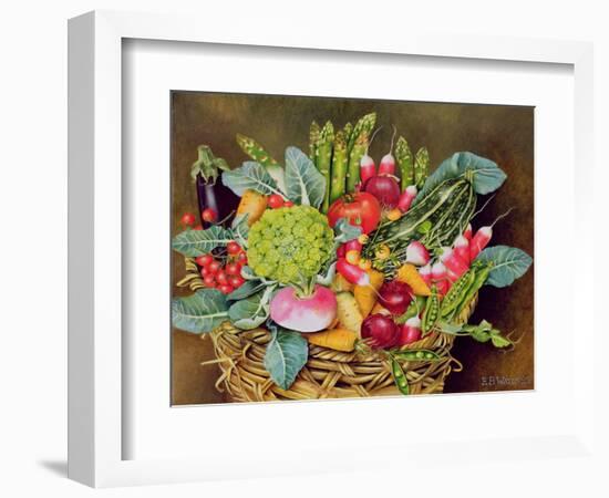 Summer Vegetables, 1995-E.B. Watts-Framed Giclee Print