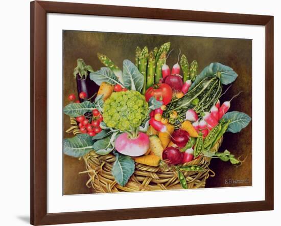 Summer Vegetables, 1995-E.B. Watts-Framed Giclee Print