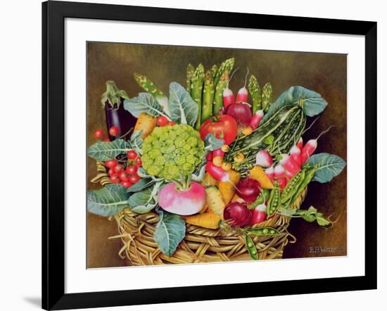 Summer Vegetables, 1995-E.B. Watts-Framed Giclee Print
