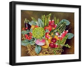 Summer Vegetables, 1995-E.B. Watts-Framed Giclee Print